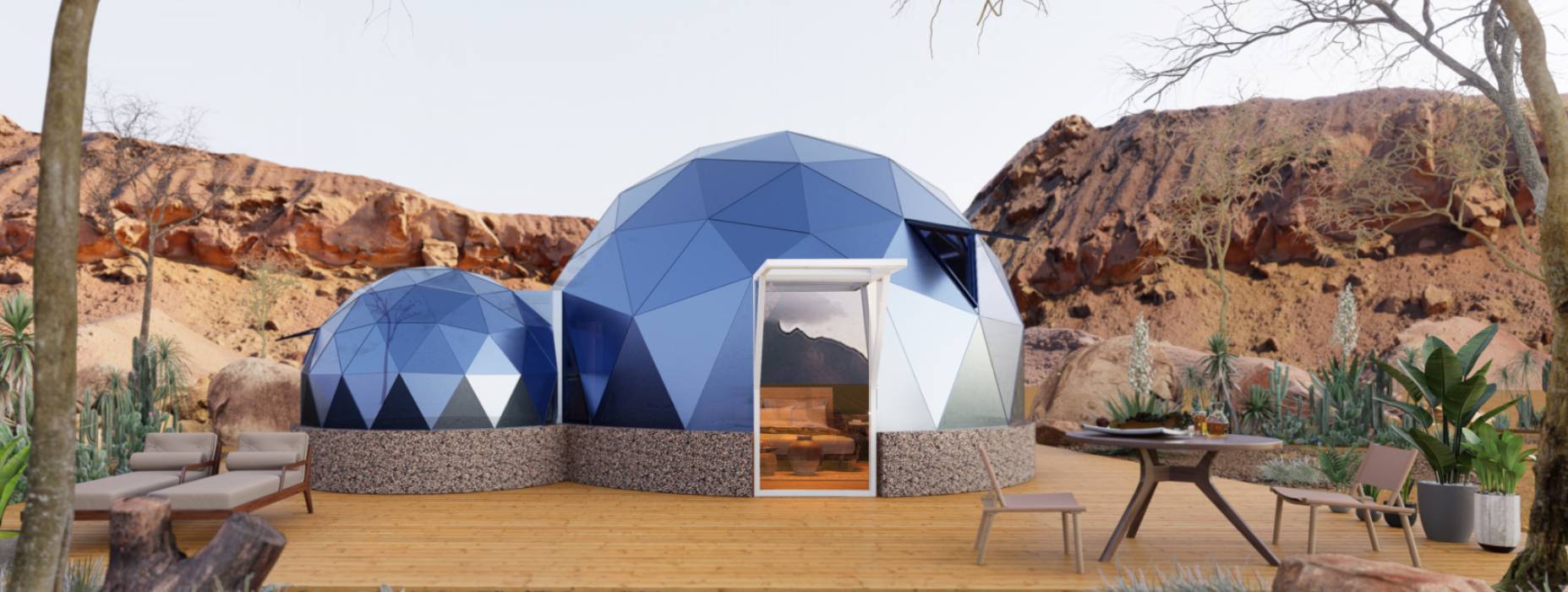 巴州区球形智能光伏玻璃星空房